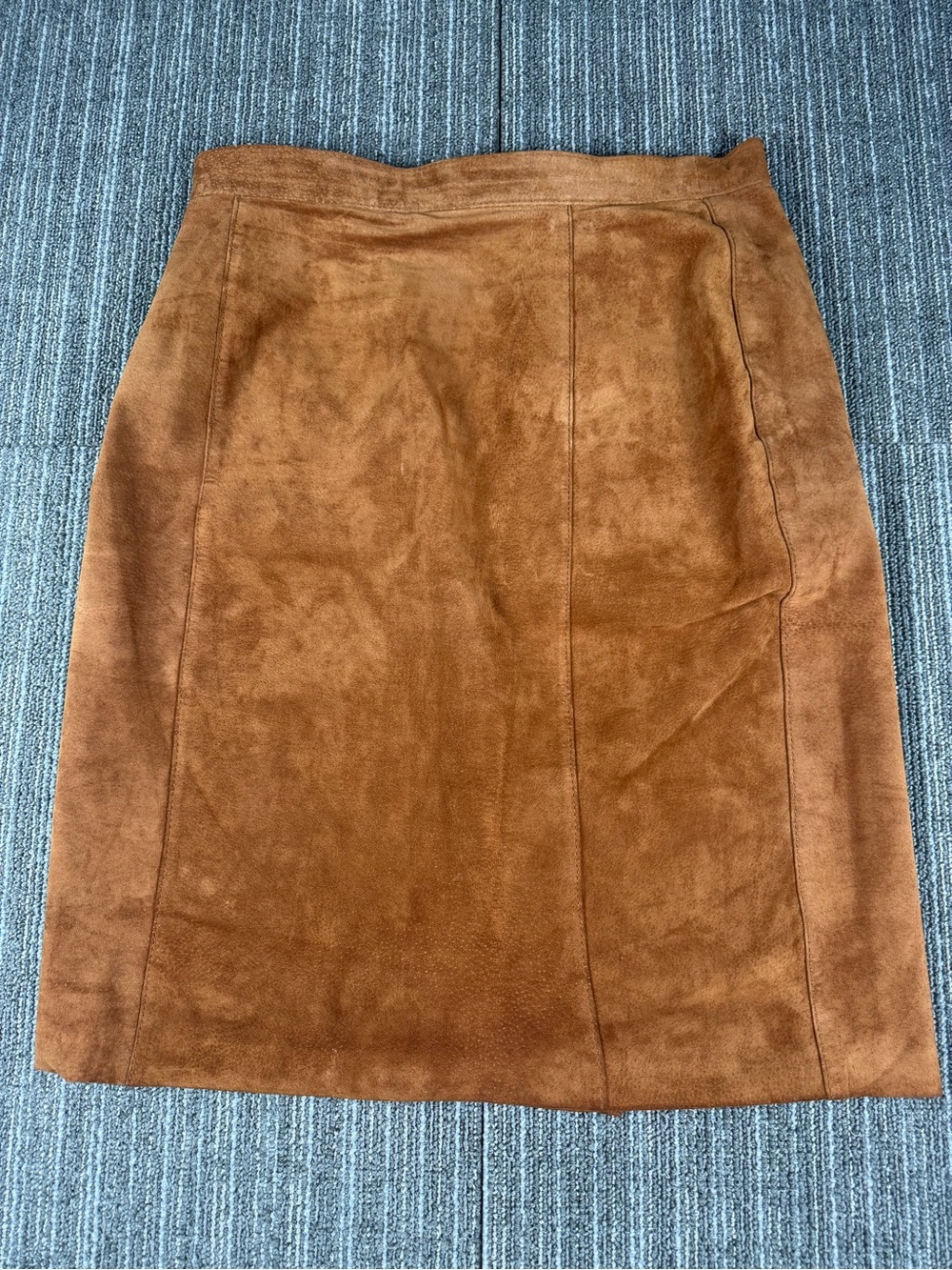 bagatelle Rust Brown Suede Pencil Skirt